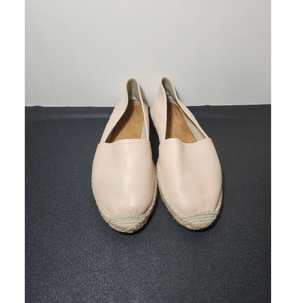 Anthropologie Maypol Pebbled Leather Espadrilles Size 40-feel like a 9 not 9.5.
